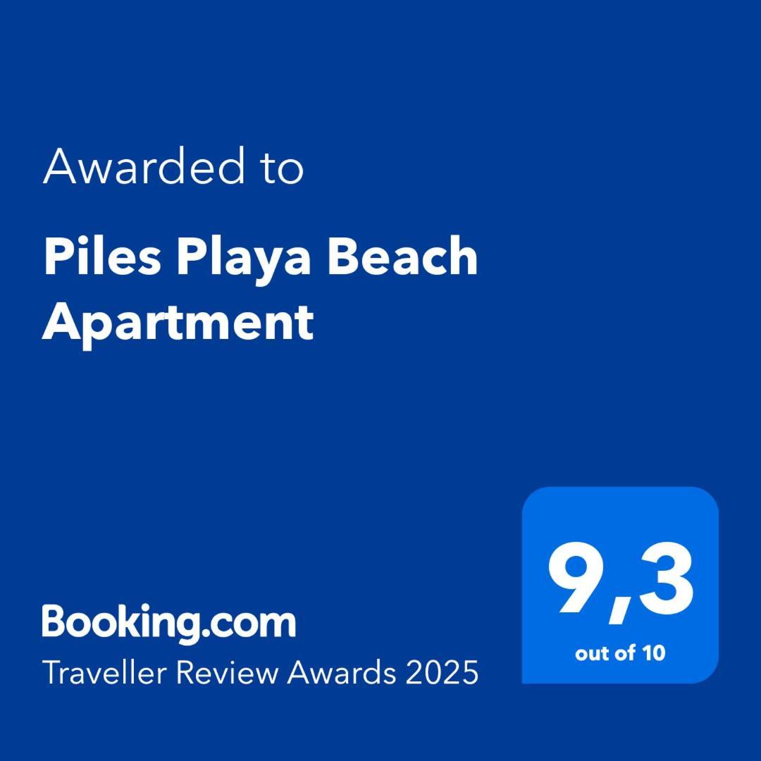 Piles Playa Beach Apartment Eksteriør billede